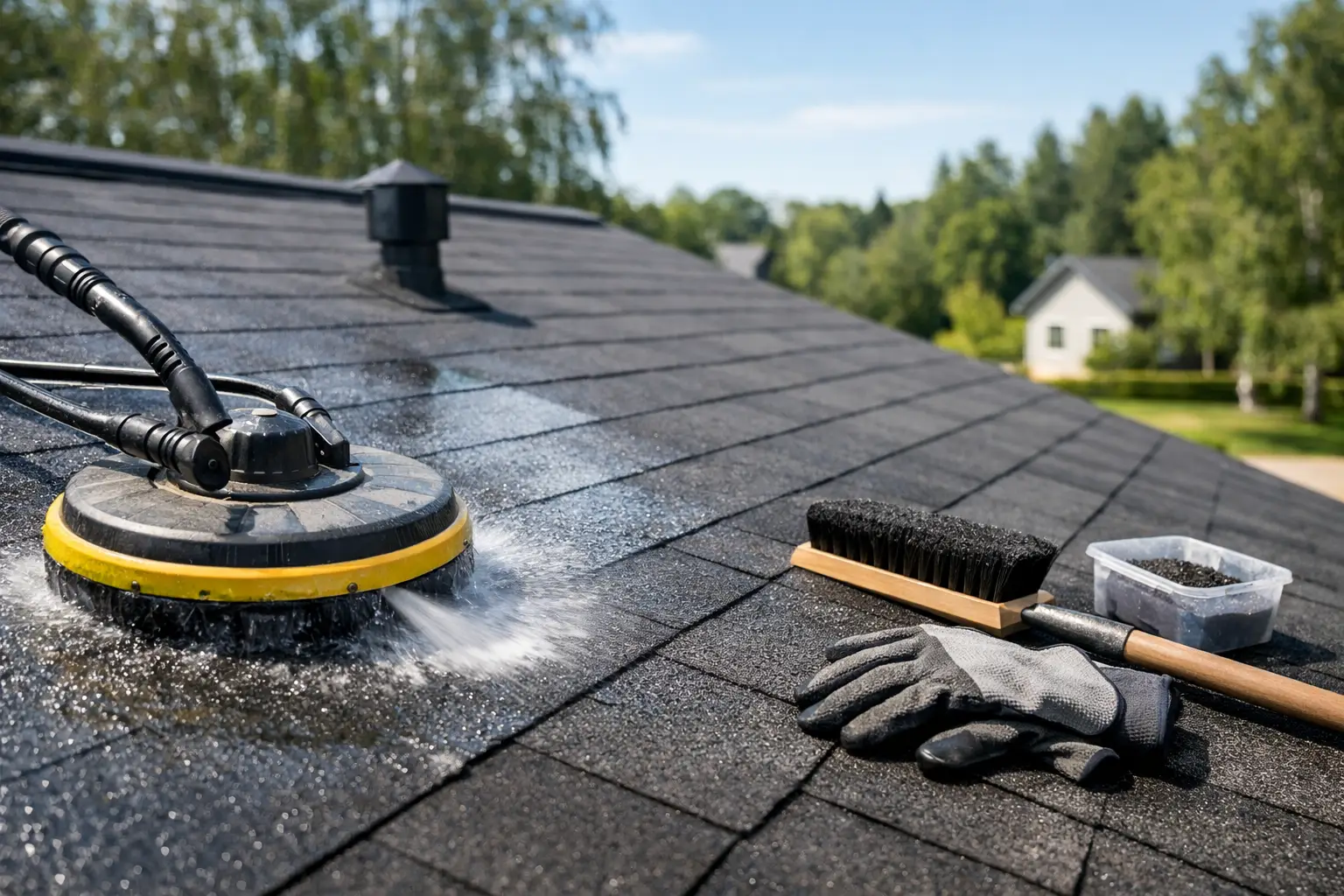 Bituumen katus - hooldus, pesu ja eluiga