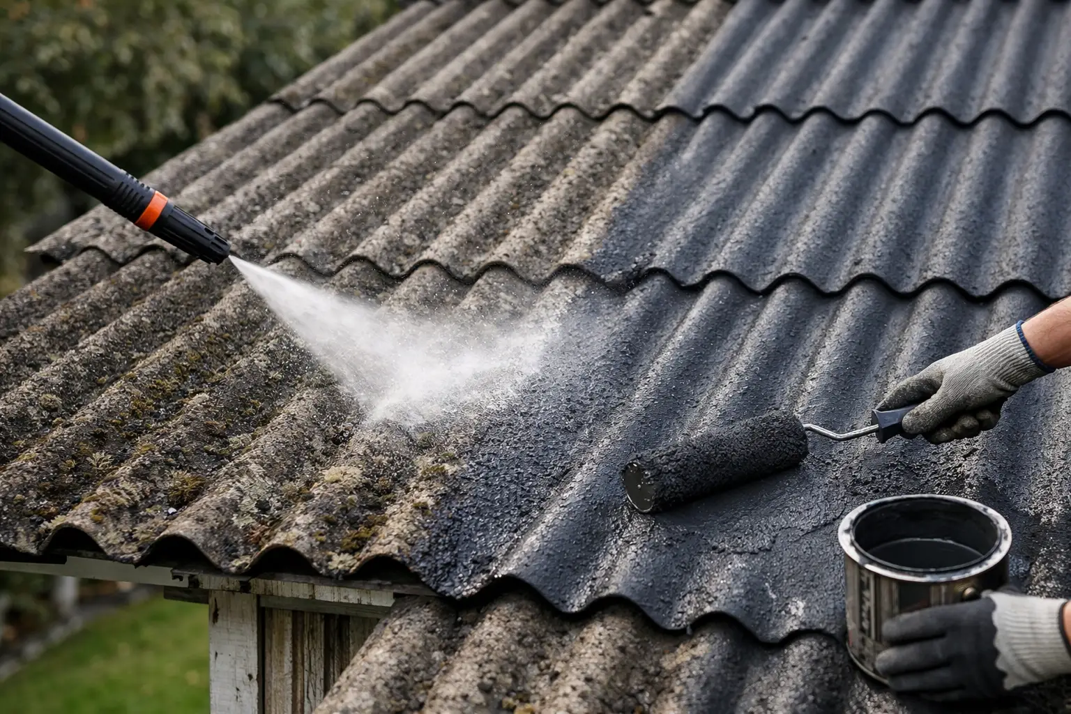 Eterniit katus - millal pesta ja värvida?